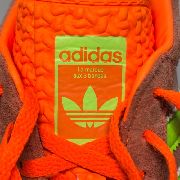 Adidas Gazelle Bold in Solar Orange/Solar Green mens size 9 - Picture 11 of 13